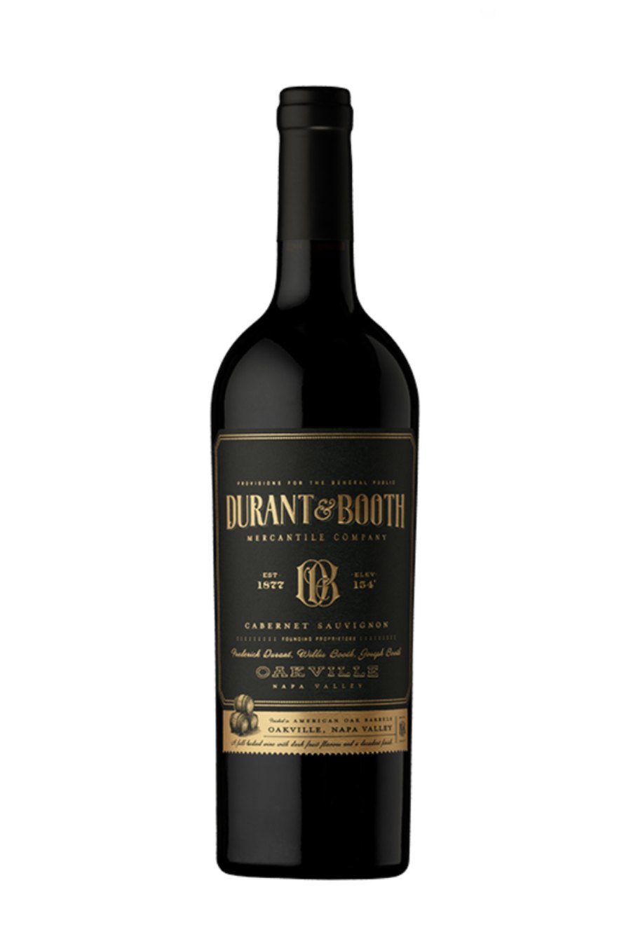 Durant & Booth Bourbon Barrel Aged Napa Cabernet 2020 (750 ml)