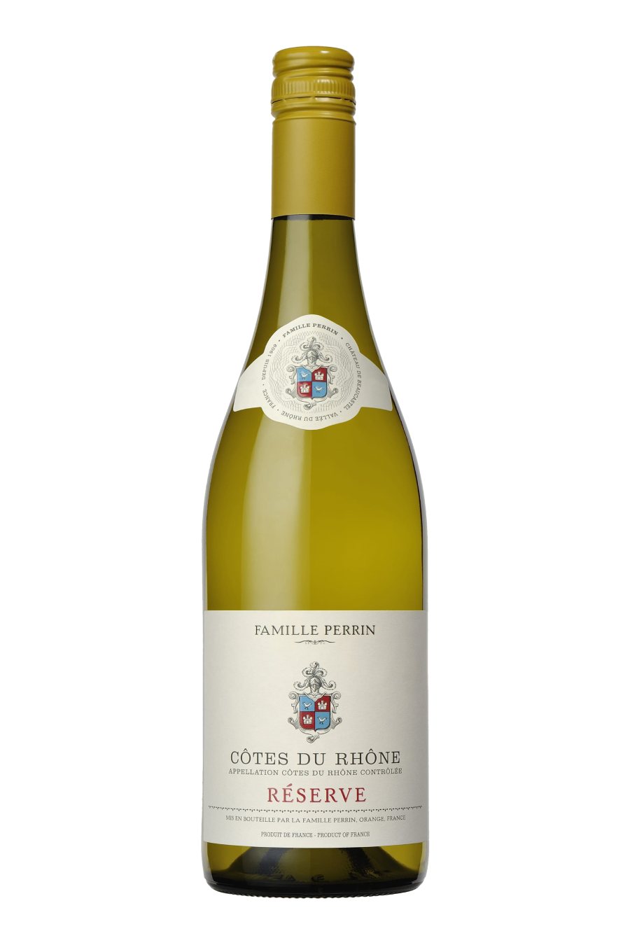 DAMAGED LABEL: Famille Perrin Reserve Cotes du Rhone Blanc 2024 (750 ml)