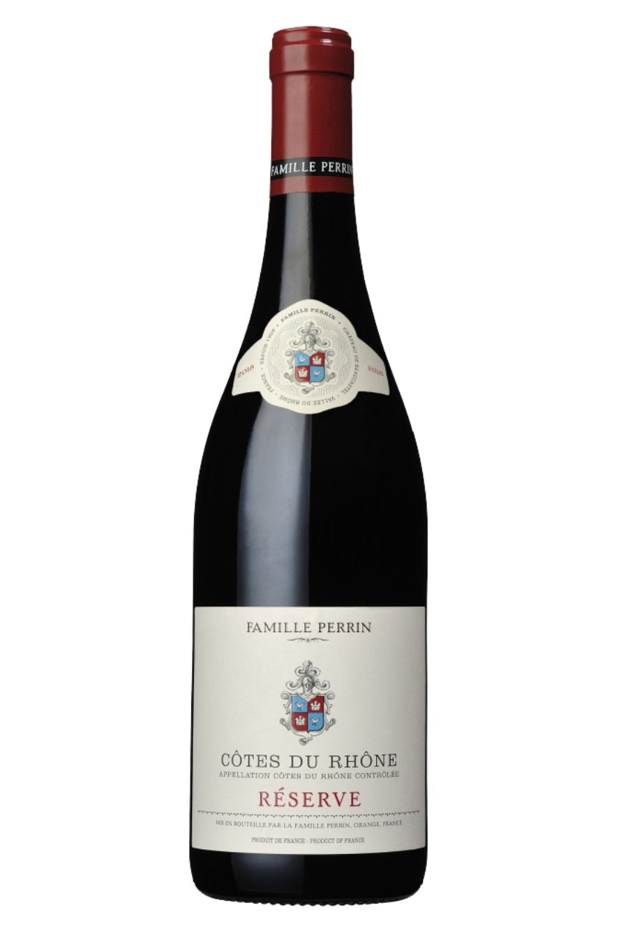 DAMAGED LABEL: Famille Perrin Reserve Cotes du Rhone Rouge 2020 (750 ml)