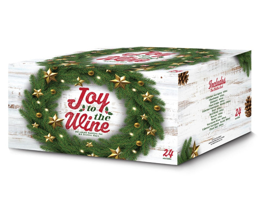 Holiday Wine Advent Calendar - 24 or 12 Days of Joy (187 ml)