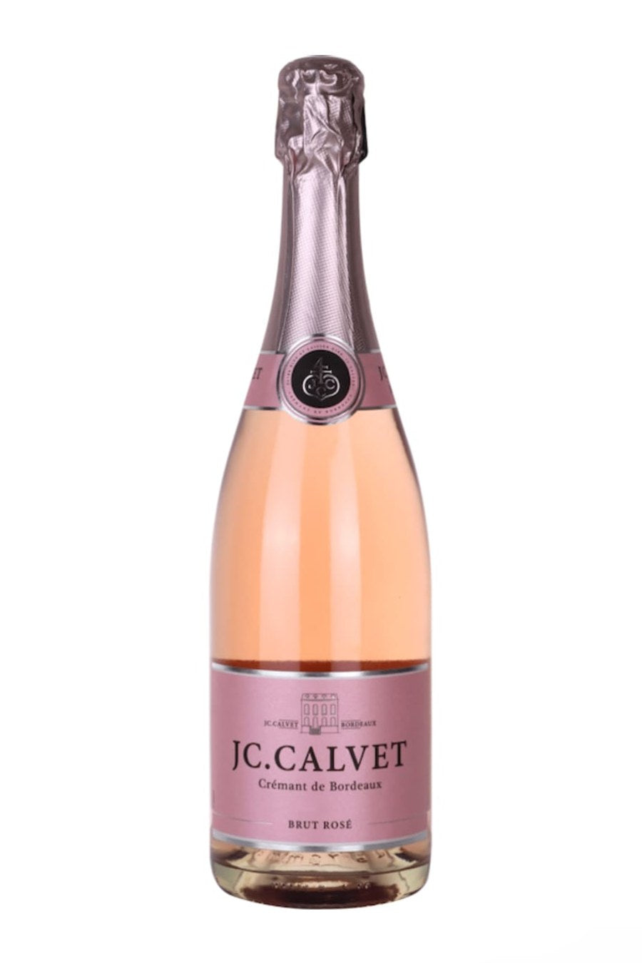 DAMAGED LABEL: JC Calvet Brut Rose Cremant de Bordeaux 2020 (750 ml)