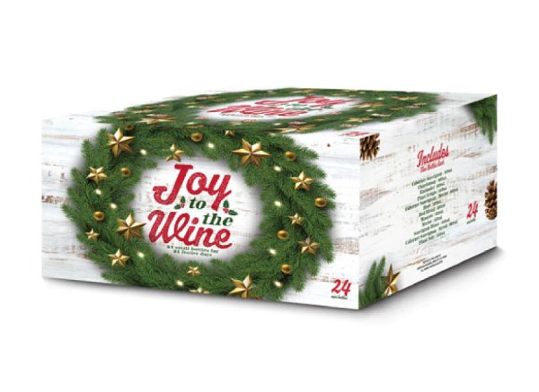 Holiday Wine Advent Calendar - 24 or 12 Days of Joy (187 ml)