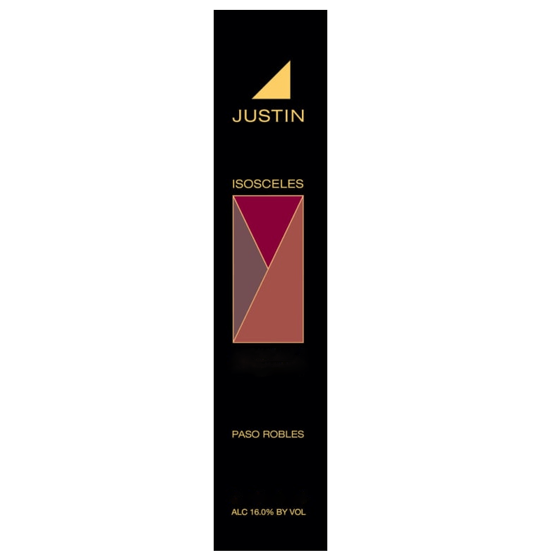 REMAINING STOCK: Justin Isosceles Bordeaux 2019 (750 ml)