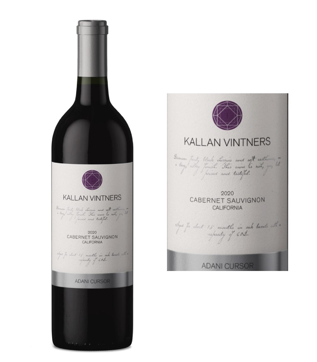 DAMAGED LABEL: Kallan Vintners Adani Cursor Napa Cabernet Sauvignon 2022 (750 ml)