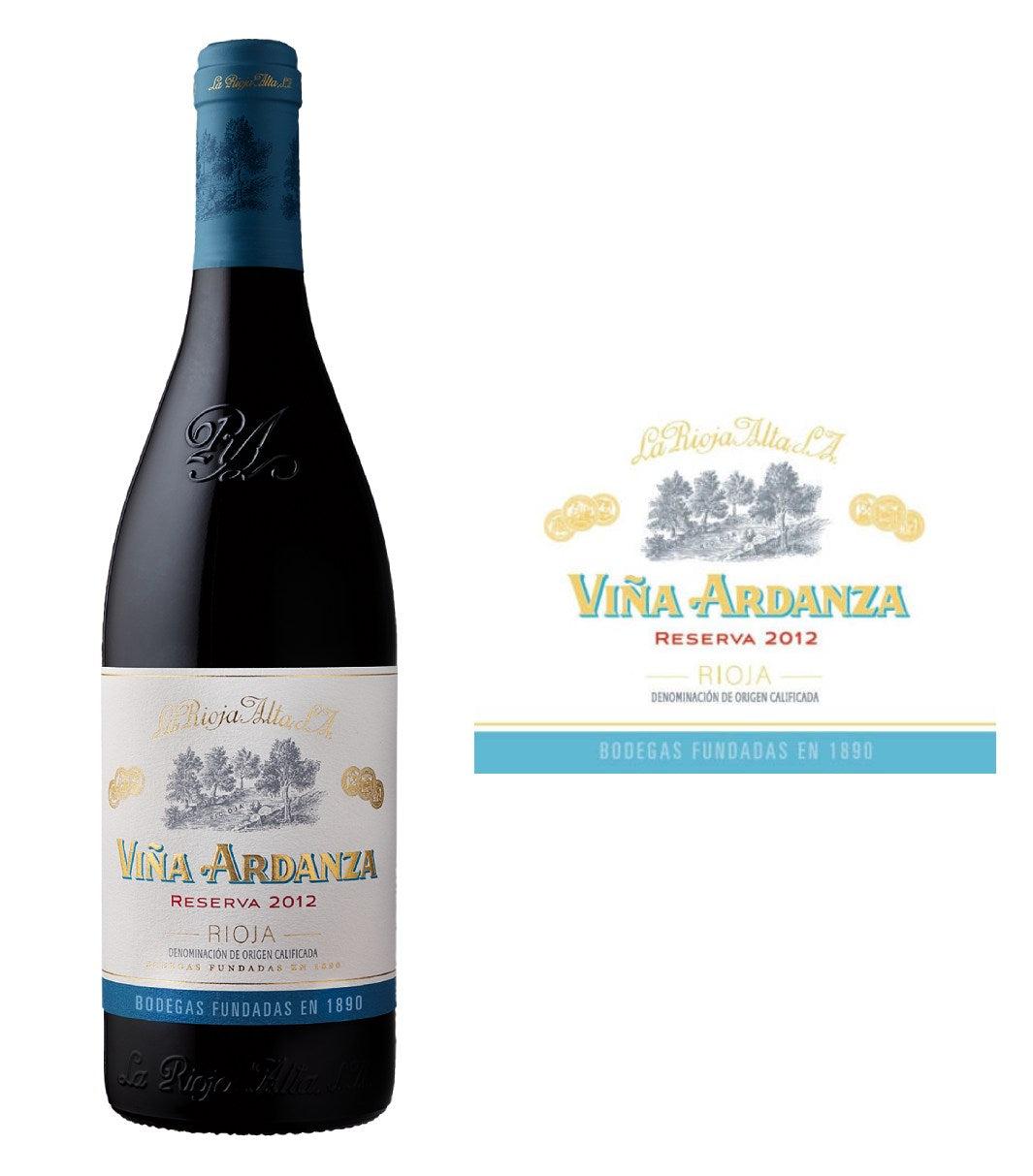 DAMAGED LABEL: La Rioja Alta Vina Ardanza Reserva (750 ml)