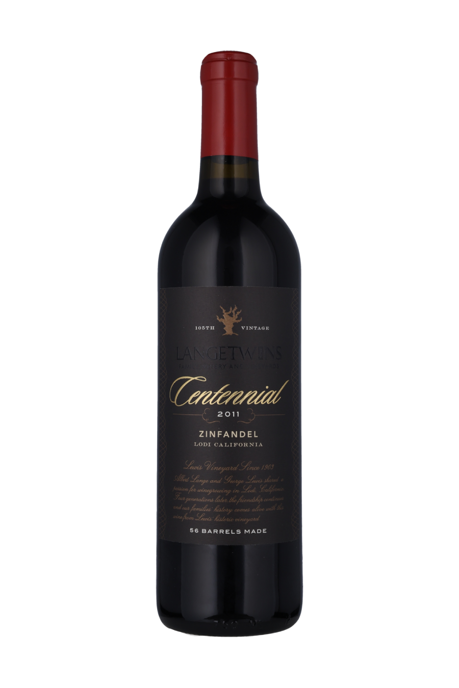 Lange Twins Centennial Zinfandel 2014 (750 ml)