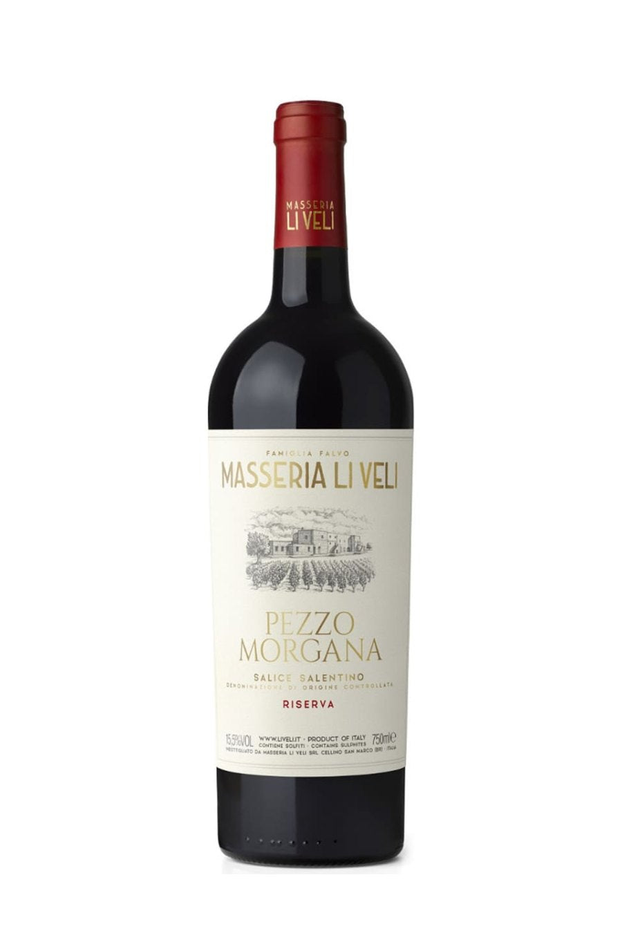 Li Veli Pezzo Morgana Salice Salentino Riserva 2021 (750 ml)