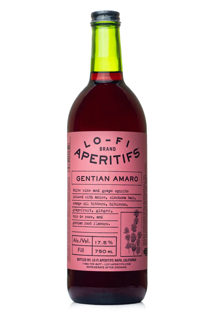 Lo Fi Amaro Gentian (750 ml)