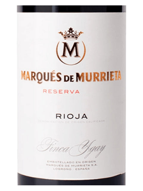 REMAINING STOCK: Marques de Murrieta Rioja Reserva 2019 (750 ml)