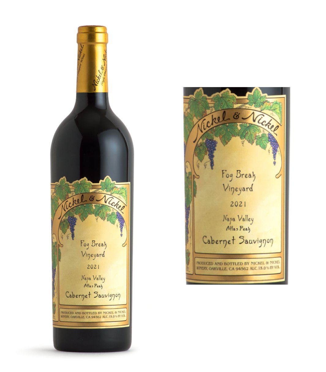 Nickel & Nickel Fog Break Cabernet Sauvignon 2021 (750 ml)