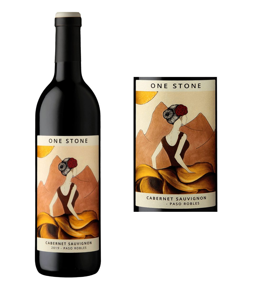 DAMAGED LABEL: One Stone Cellars Cabernet Sauvignon 2023 (750 ml)