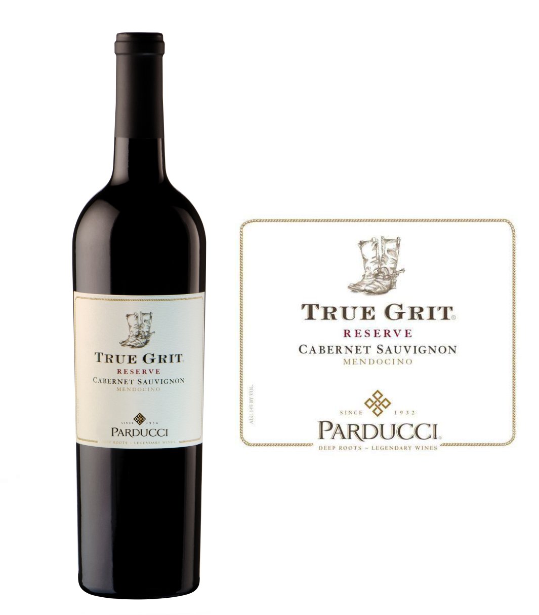 REMAINING STOCK: Parducci True Grit Cabernet Sauvignon 2021 (750 ml)