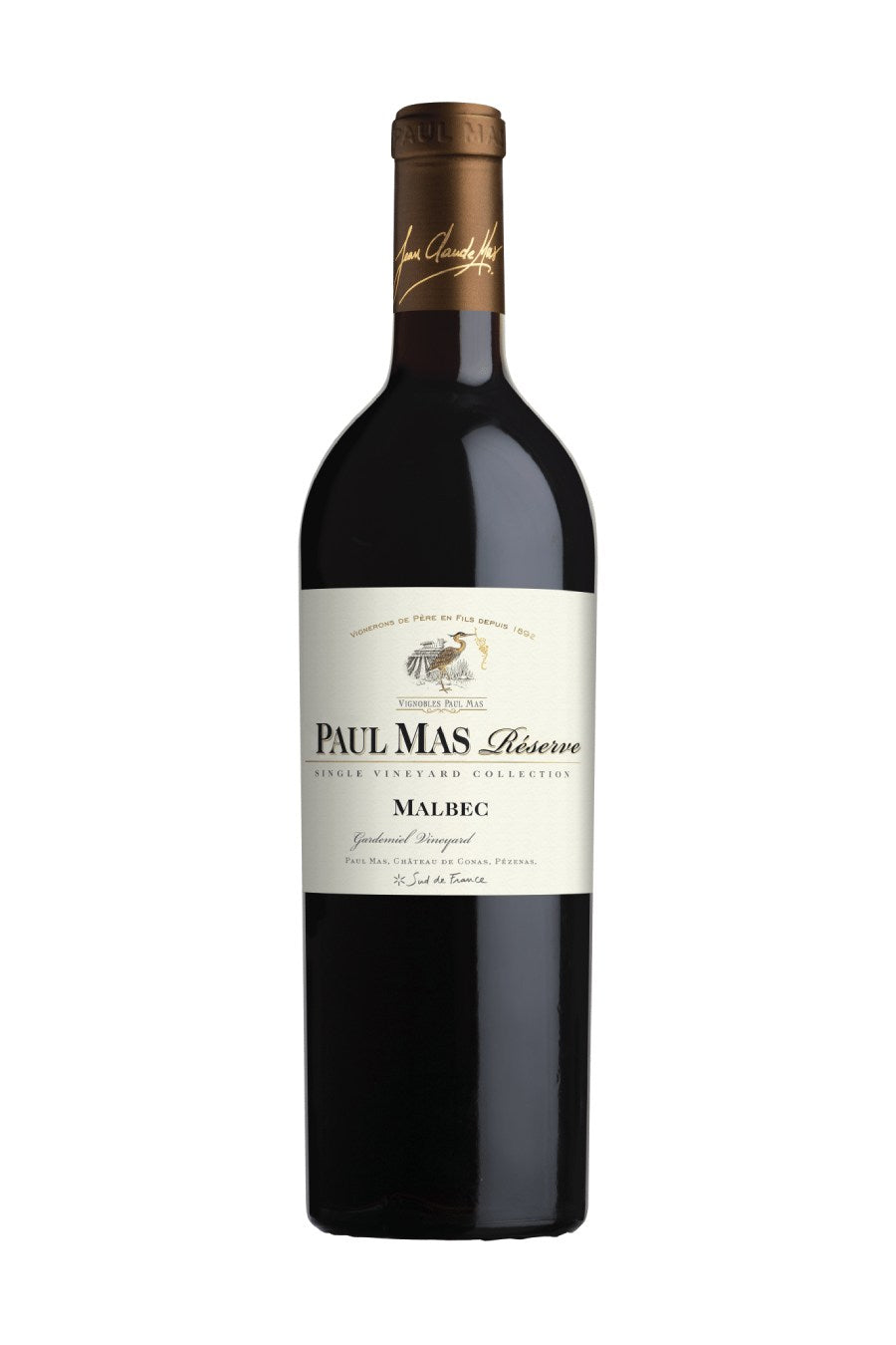 Paul Mas Gardemiel Vineyard Malbec Reserve 2021 (750 ml)