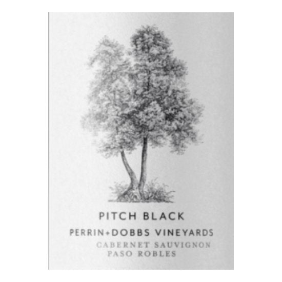 DAMAGED LABEL: Perrin Dobbs Pitch Black Cabernet Sauvignon 2021 (750 ml)