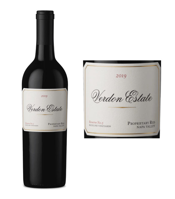 REMAINING STOCK: Verdon Estate Reserve No.5 Blueline Vineyards Proprietary Red Wine 2020 (750 ml)
