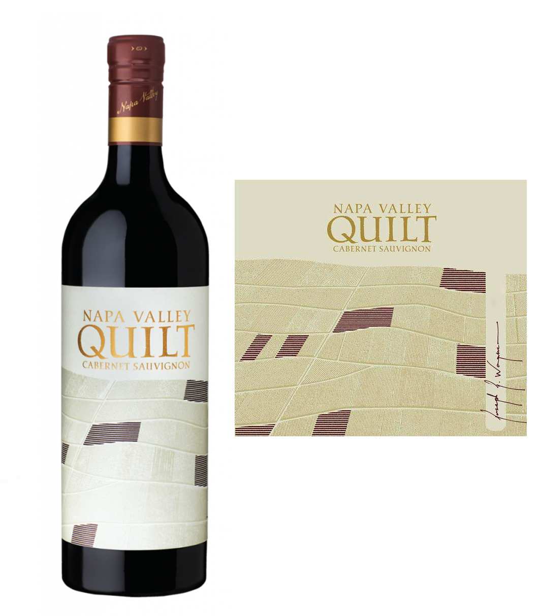 DAMAGED LABEL: Quilt Napa Valley Cabernet Sauvignon 2022 (750 ml)