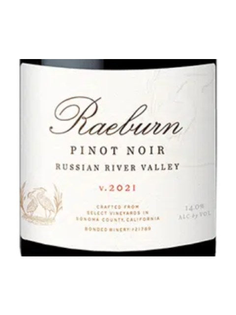 Raeburn Russian River Valley Pinot Noir 2021 (750 ml)