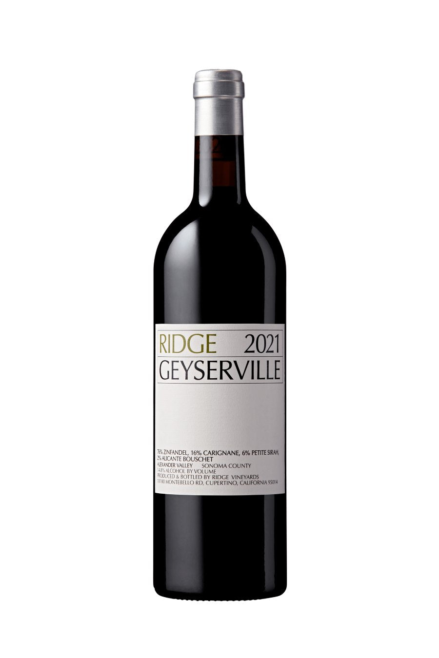 DAMAGED LABEL: Ridge Sonoma County Geyserville Red 2021 (750 ml)