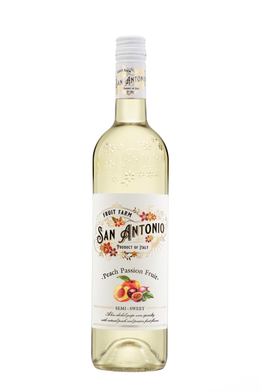 San Antonio Fruit Farm Peach Passion Fruit White (750 ml)