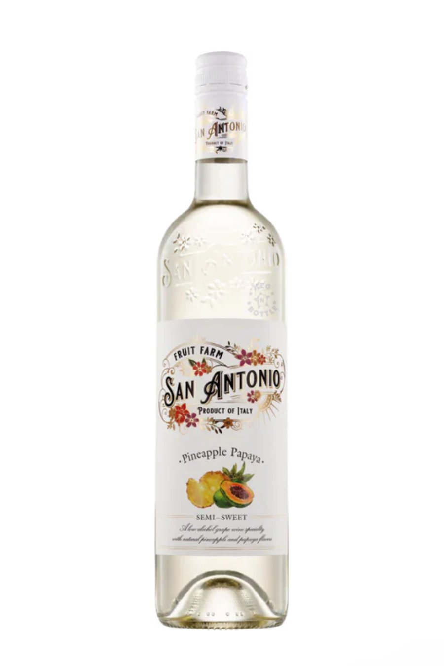 San Antonio Fruit Farm Pineapple Papaya White (750 ml)