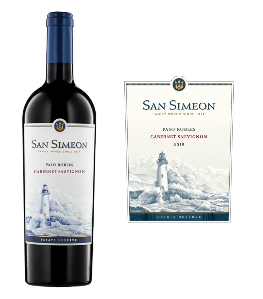 DAMAGED LABEL: San Simeon Estate Cabernet Sauvignon 2021 (750 ml)