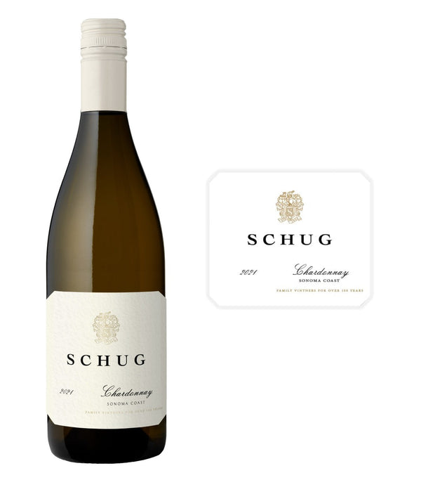 DAMAGED LABEL: Schug Sonoma Coast Chardonnay 2022 (750 ml)