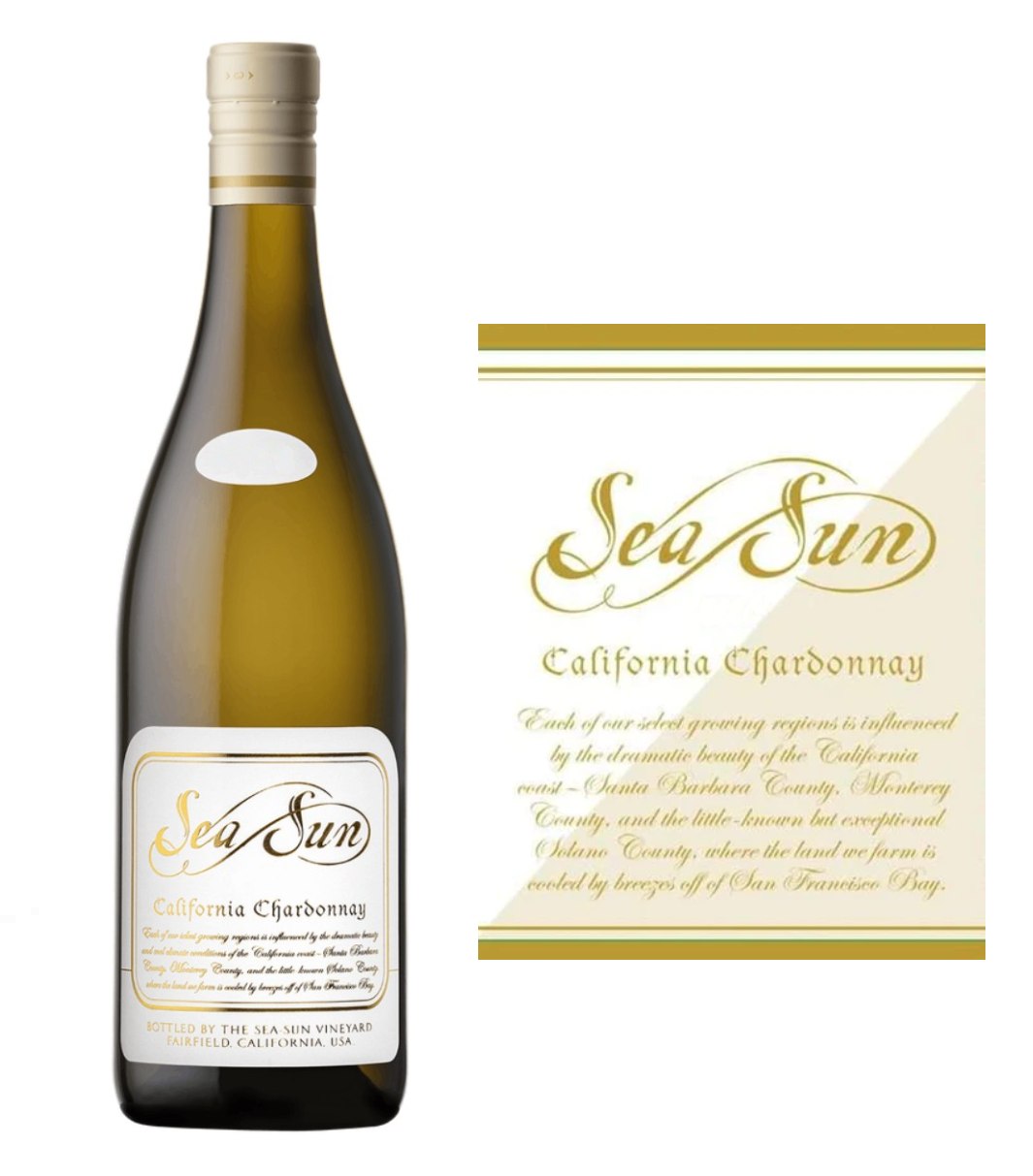 REMAINING STOCK: Sea Sun California Chardonnay 2023 by Charlie Wagner (750 ml)
