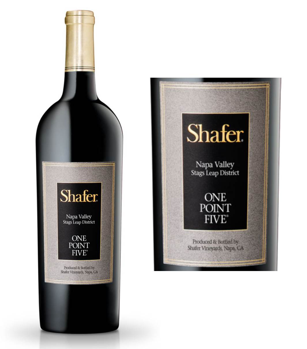 DAMAGED LABEL: Shafer One Point Five Cabernet Sauvignon 2021 (750 ml)