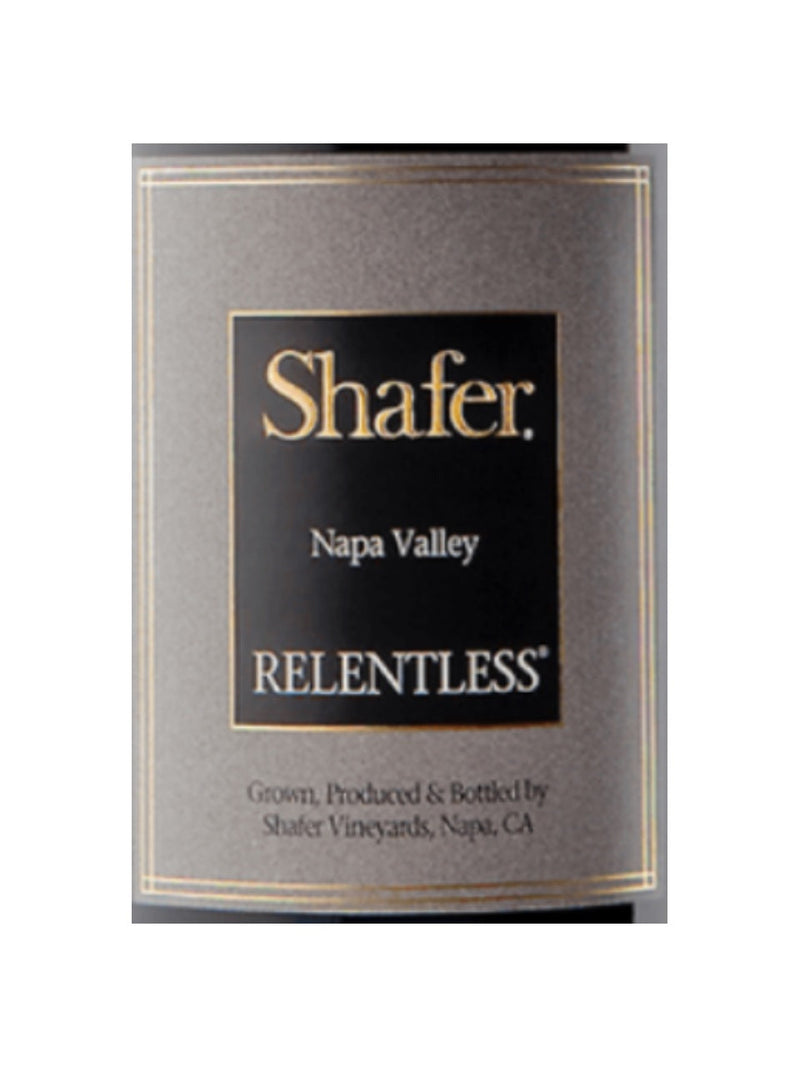 DAMAGED LABEL: Shafer Relentless 2018 (750 ml)
