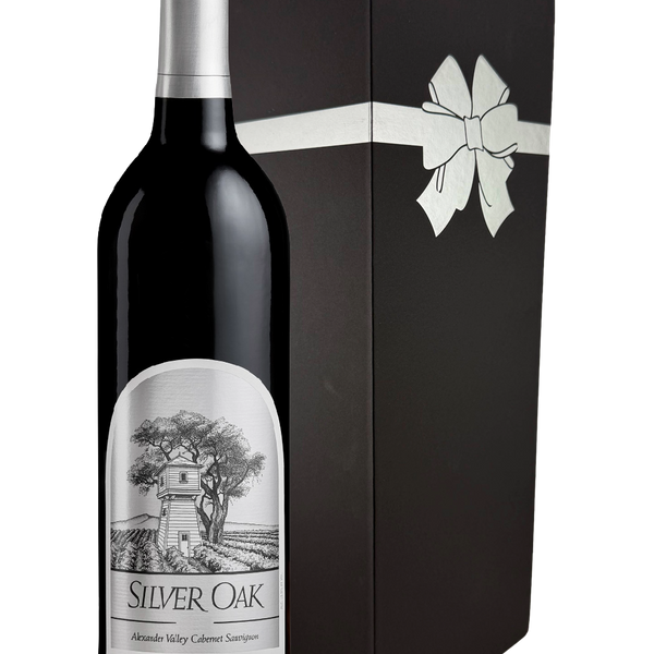 Silver Oak Alexander Valley Cabernet Sauvignon With Black Gift Wine Bo