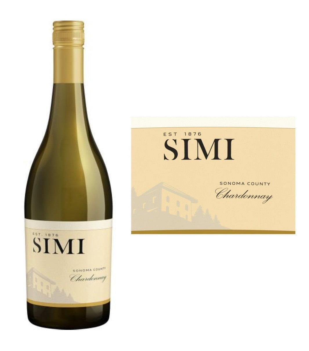 DAMAGED LABEL: Simi Sonoma County Chardonnay (750 ml)