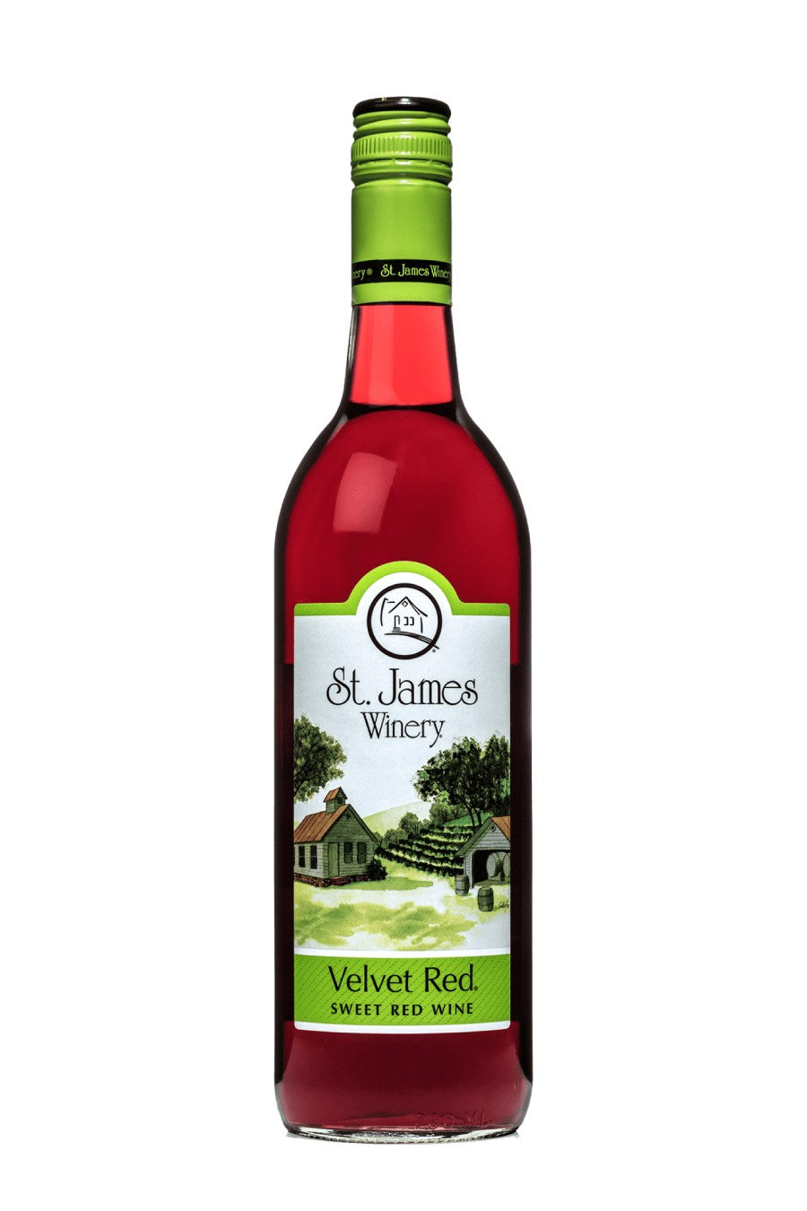 Saint James Red Raspberry St. James Velvet Red Sweet (750 ml)