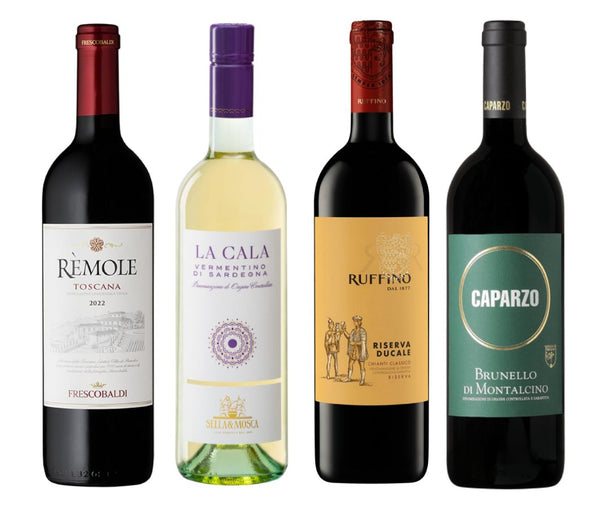 Tastes of Tuscany - Italian Wine 4-Bottle Set