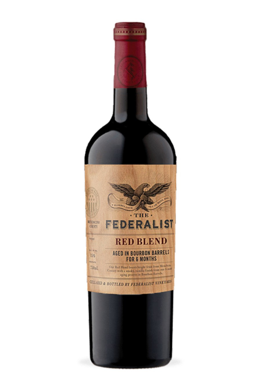 The Federalist Bourbon Barrels Aged Red Blend 2022 (750 ml)