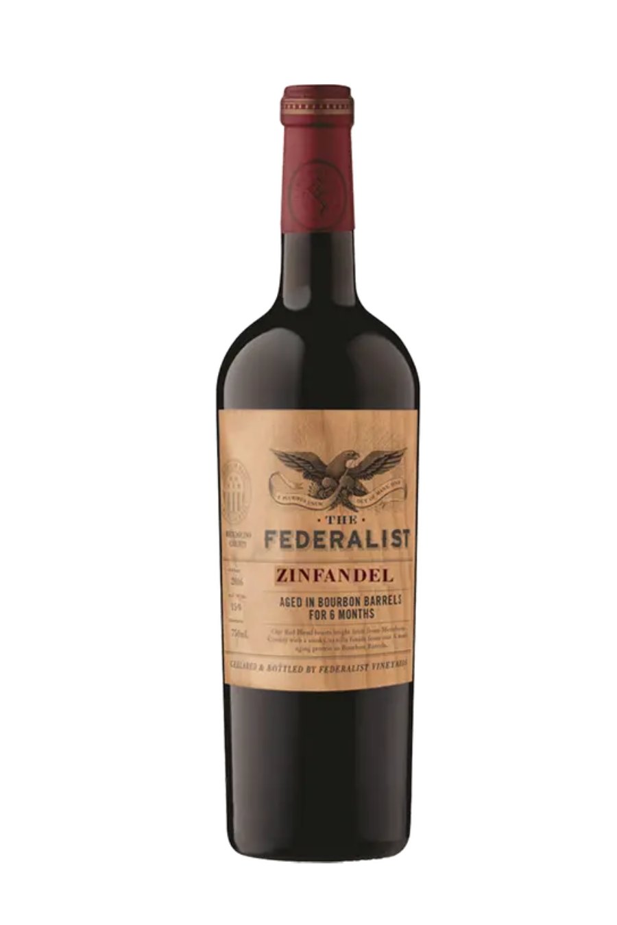 The Federalist Zinfandel Bourbon Barrel Aged 2022 (750 ml)