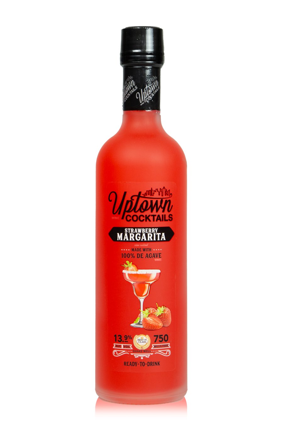 Uptown Wine Cocktails Strawberry Margarita (750 ml)