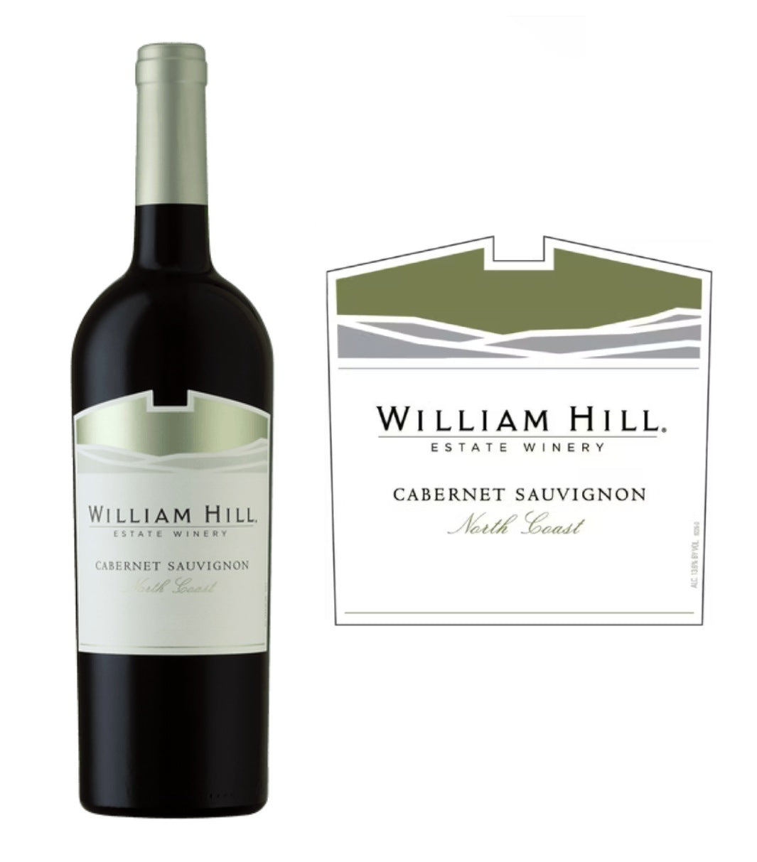 DAMAGED LABEL: William Hill North Coast Cabernet Sauvignon 2022 (750 ml)