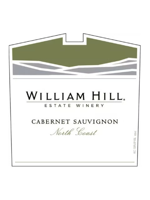 DAMAGED LABEL: William Hill North Coast Cabernet Sauvignon 2022 (750 ml)