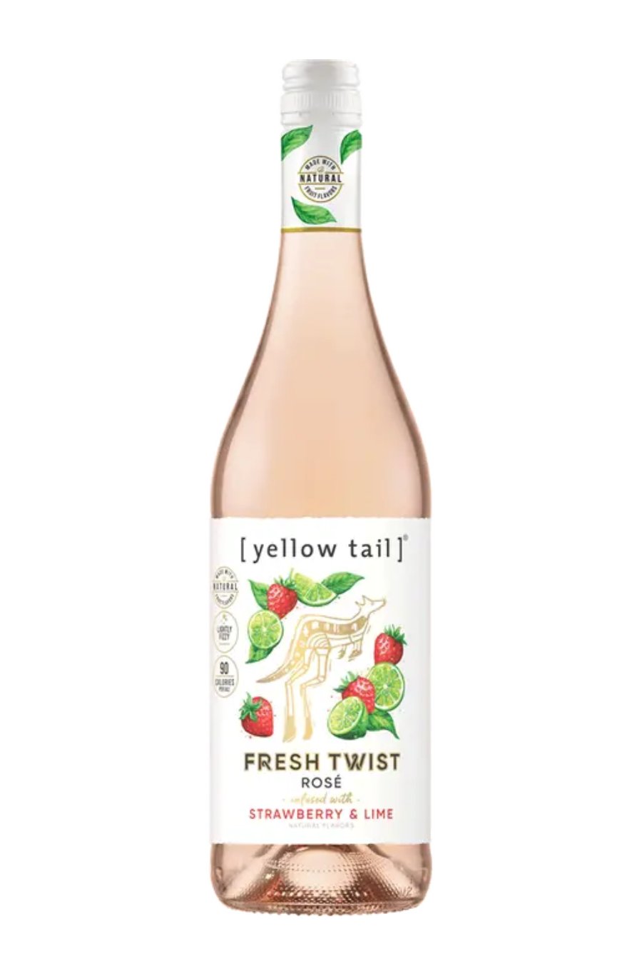 Yellow Tail Fresh Twist White Wine Strawberry & Lime (750 ml)