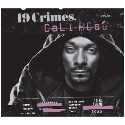 19 Crimes Cali Rose 2021 by Snoop Dogg (750 ml)