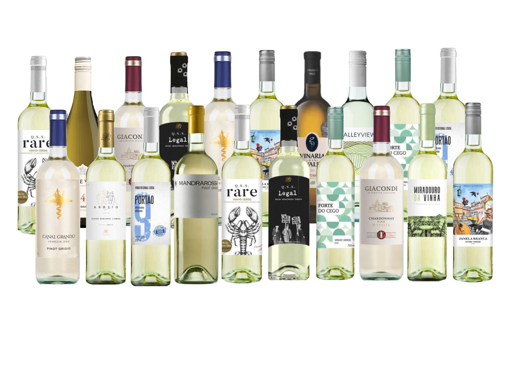 20 Bottle International Wine Tasting Set - #1 Rated (750 ml)