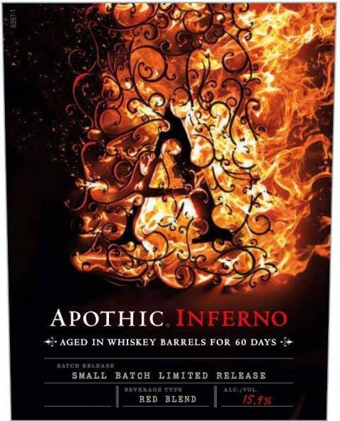 Apothic Inferno Red Wine Blend 2021 (750 ml)