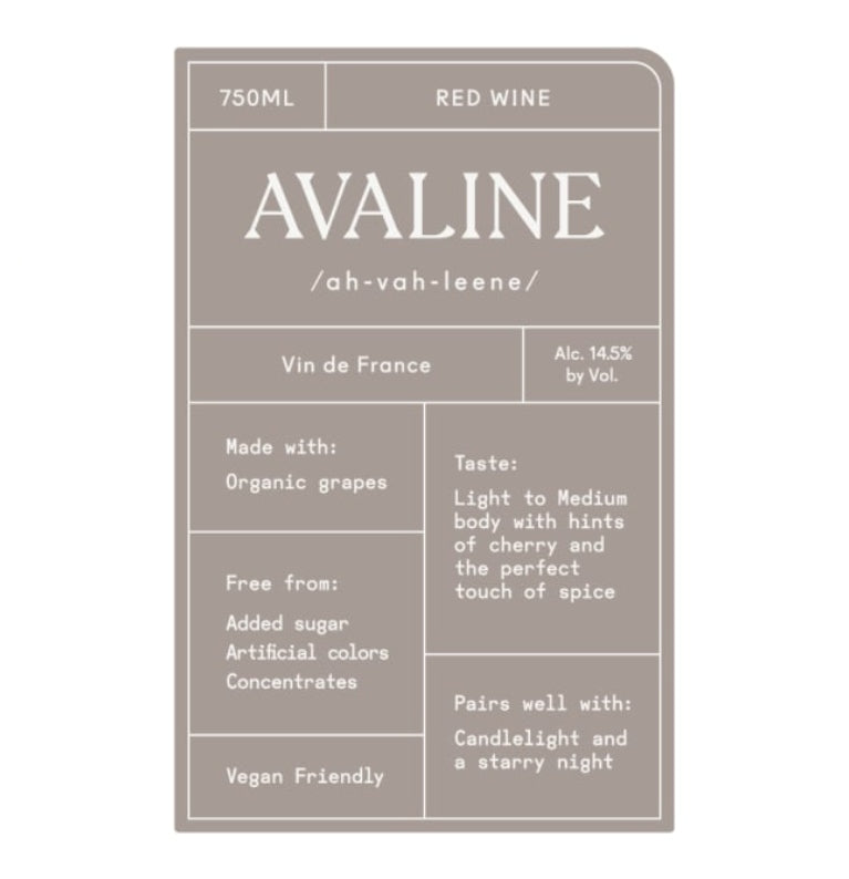 Avaline Red Wine (750 ml)