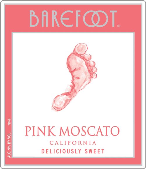 Barefoot Pink Moscato (750 ml)