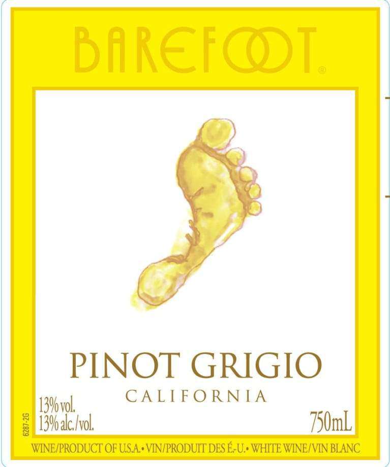 Barefoot Pinot Grigio (750 ml) - BuyWinesOnline.com