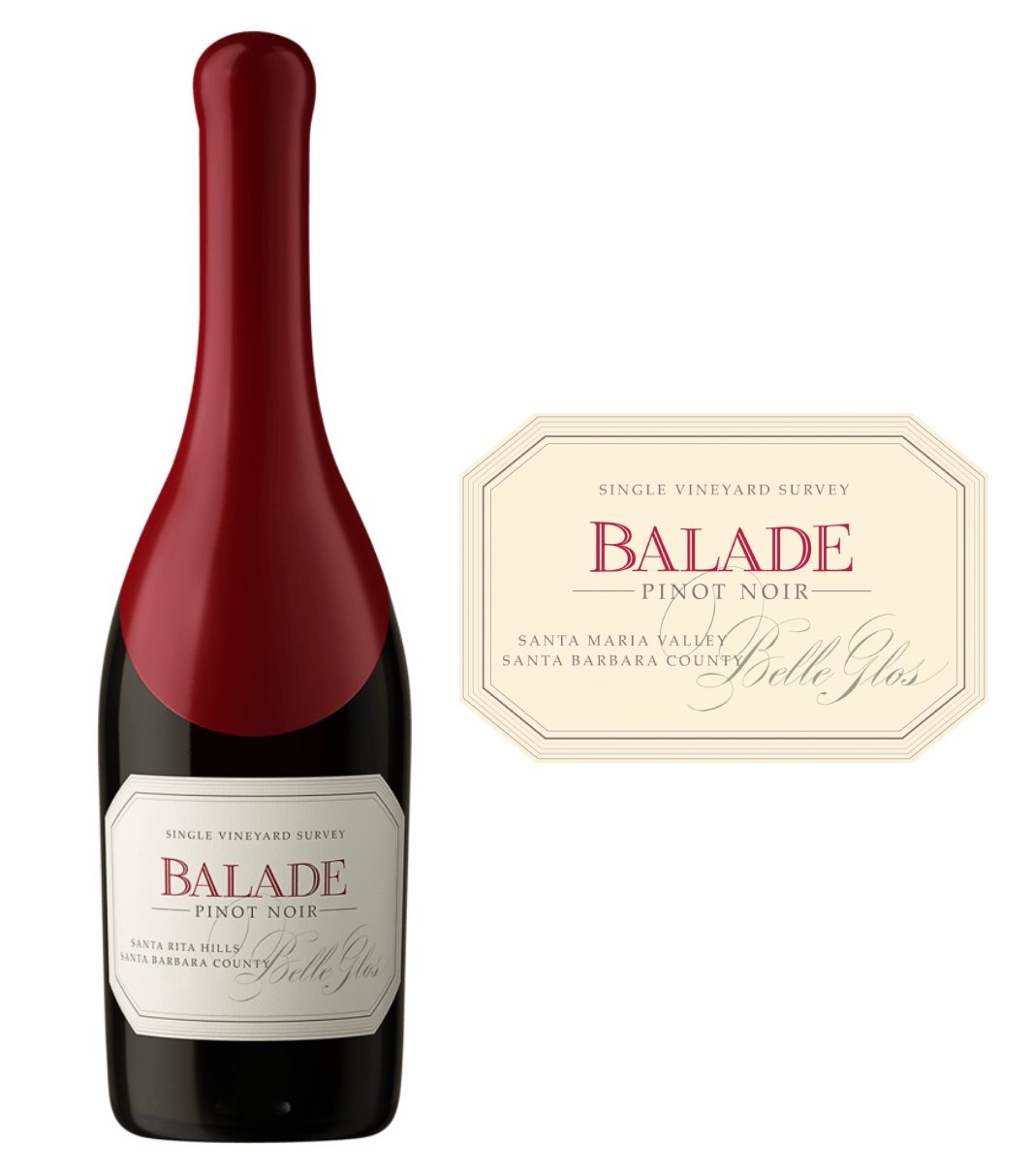 DAMAGED LABEL: Belle Glos Balade Pinot Noir 2022 (750 ml)