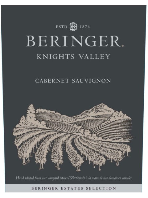 Beringer Knights Valley Cabernet Sauvignon 2020 (750 ml)