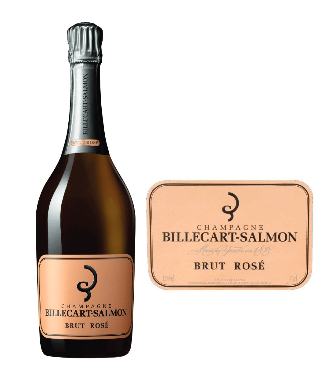 Billecart-Salmon Brut Rose Champagne (750 ml) - BuyWinesOnline.com