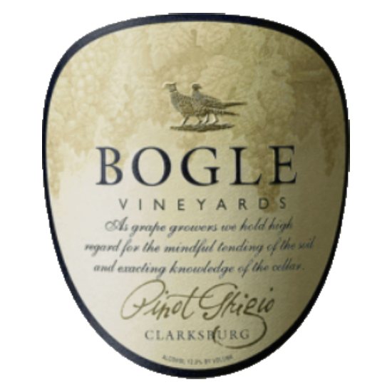 Bogle Vineyards Pinot Grigio 2023 (750 ml)