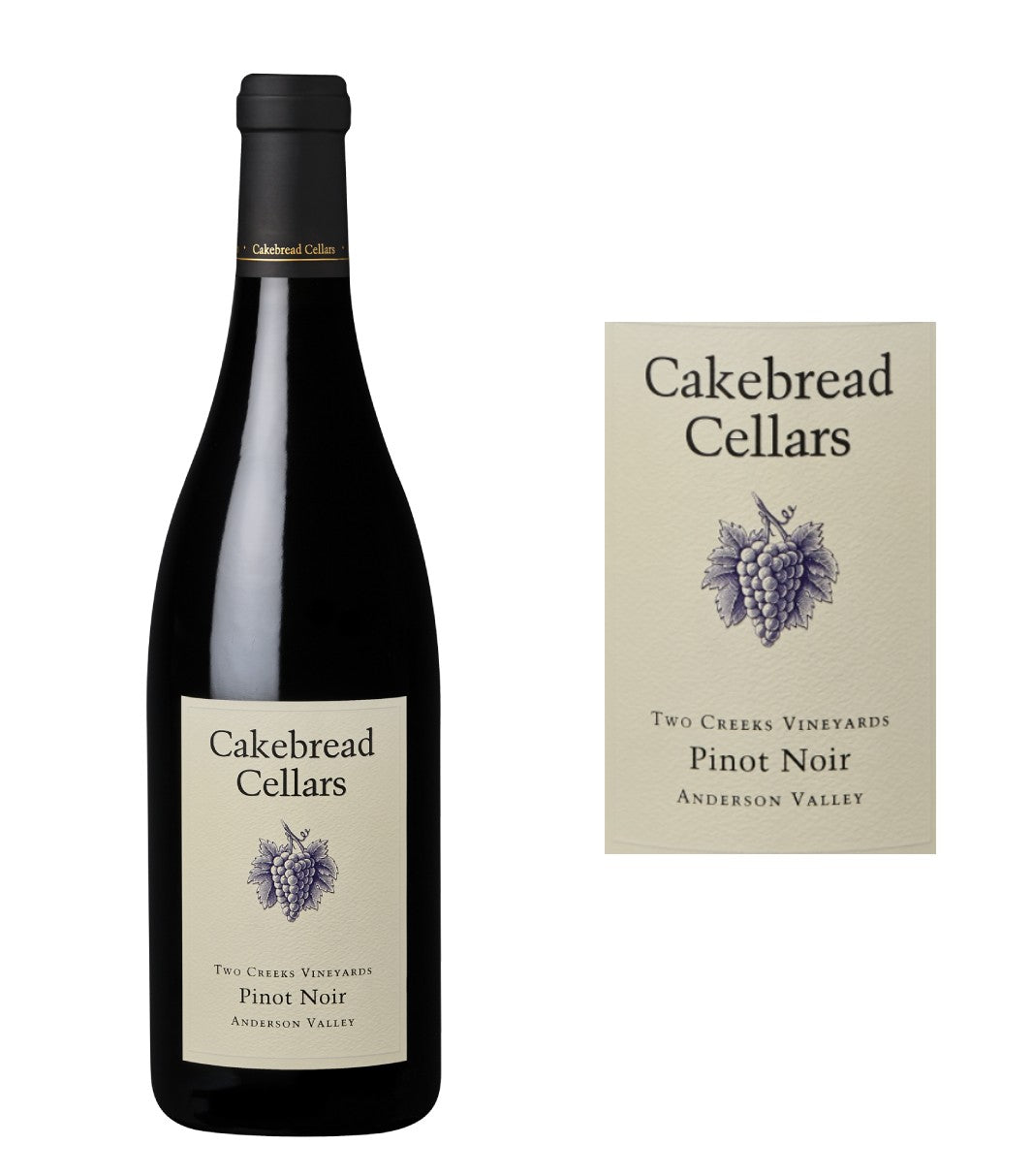 DAMAGED LABEL: Cakebread Two Creeks Vineyards Pinot Noir 2023 (750 ml)